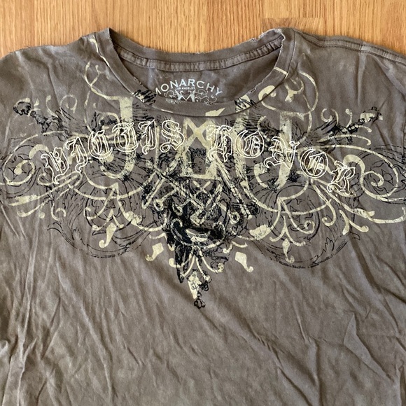 ❤️ Monarchy Los Angeles Distressed Tee Graphic Size XL - Picture 3 of 8